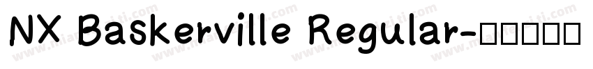 NX Baskerville Regular字体转换